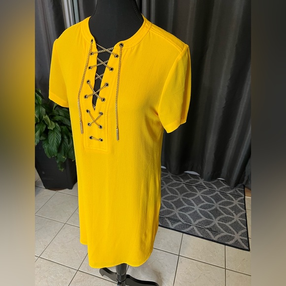Michael Kors yellow tunic size S - Picture 3 of 6